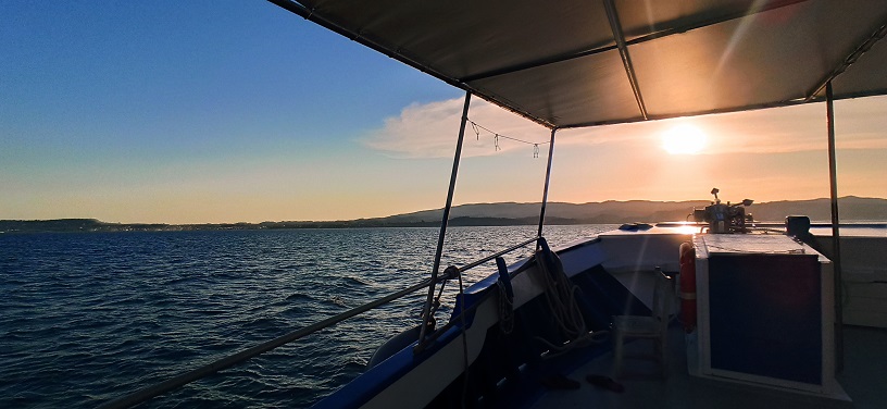 Sunset from Boat